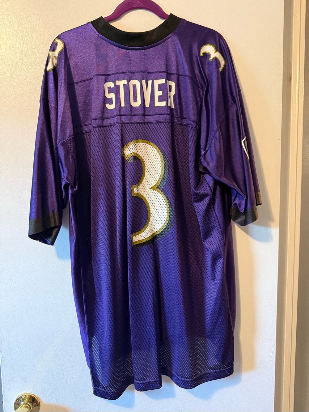 Reebok Purple NFL Baltimore Ravens Football Jersey